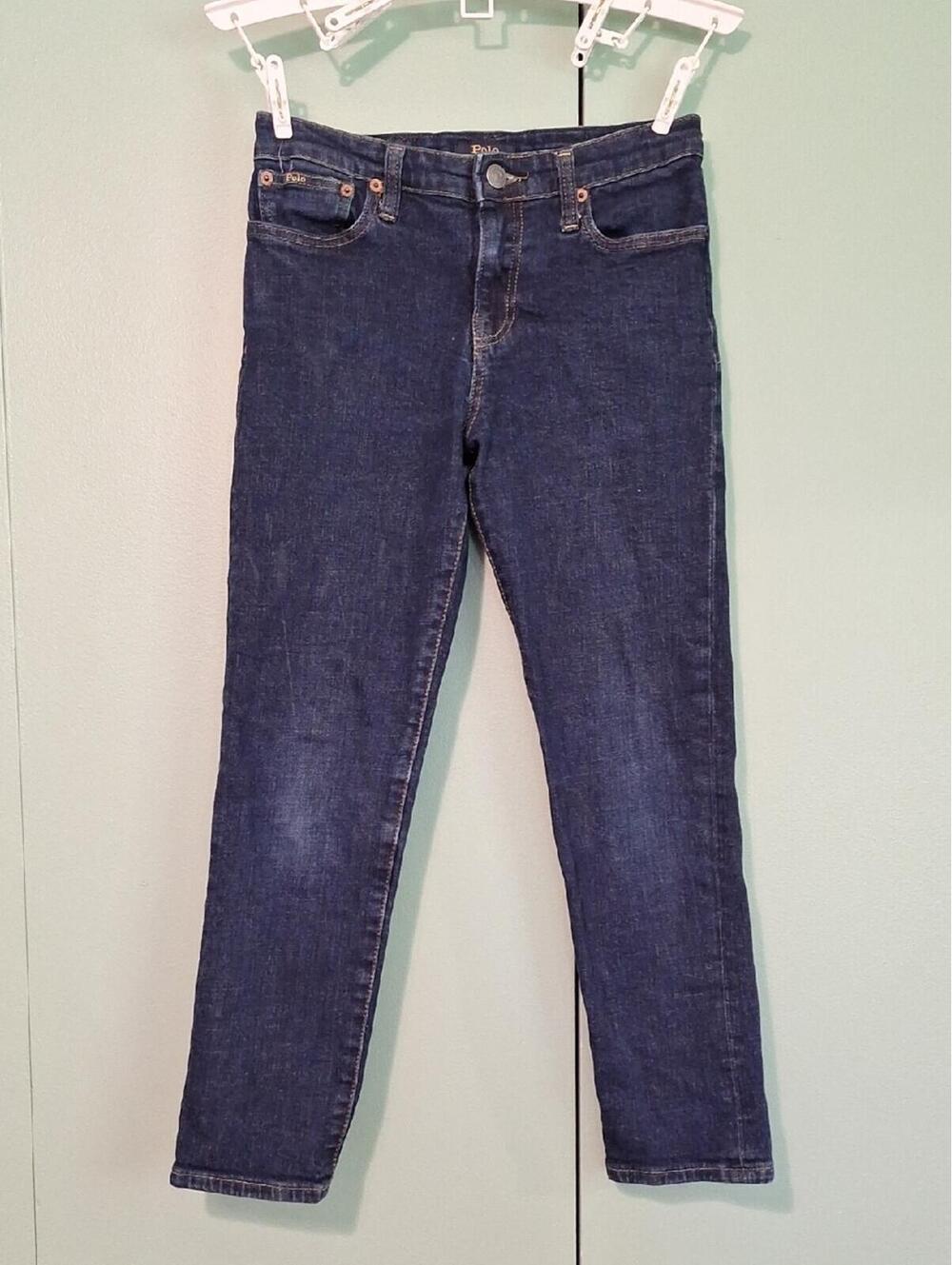 Polo Ralph Lauren Boys The Hampton Straight Blue Jeans Size 14